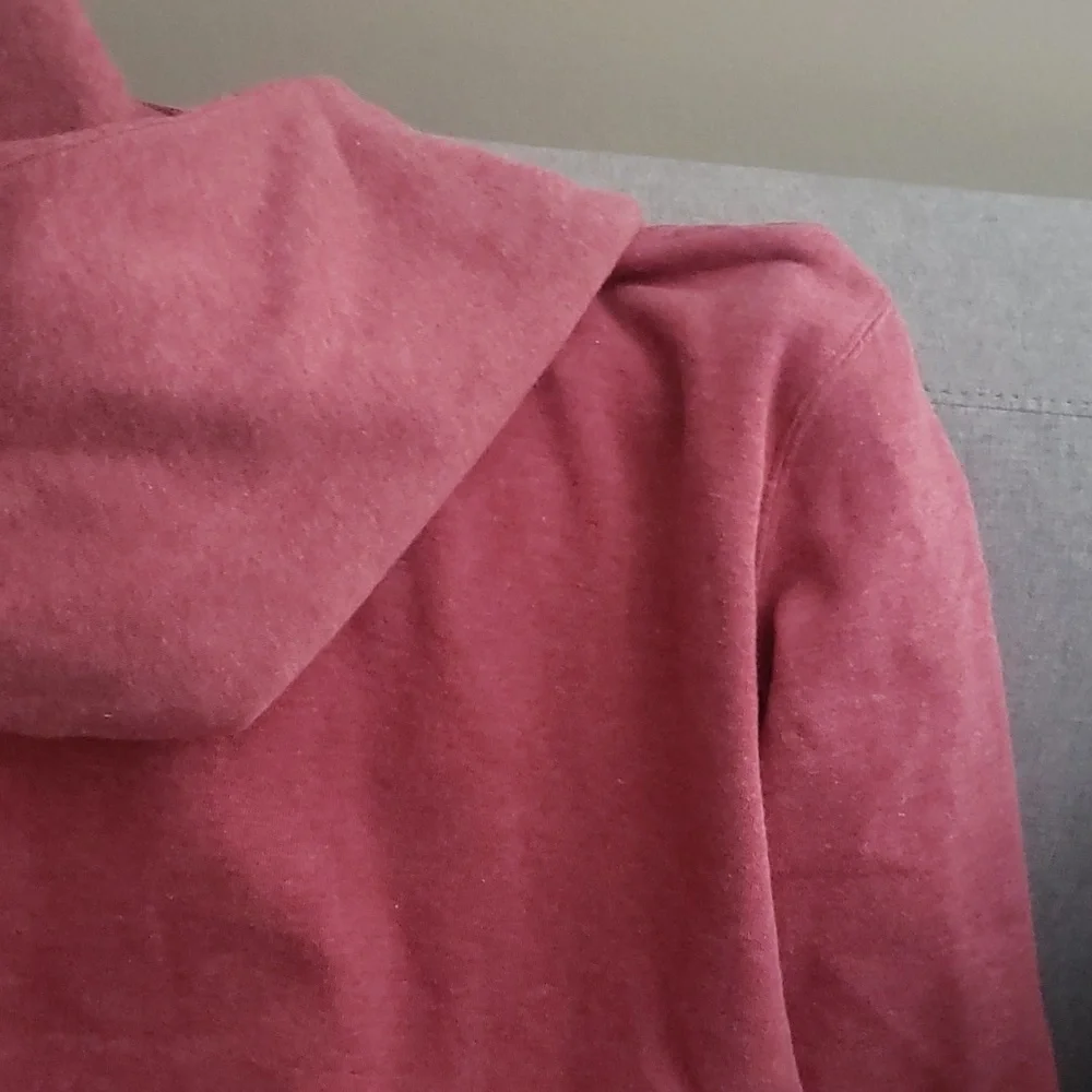 Old‎ Navy hoodie girl's size xxl sweat jacket soft inside muted burgundy